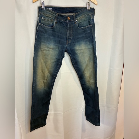 G Star 3301 Slim Blue Jeans Mens 29/32 - Picture 1 of 10